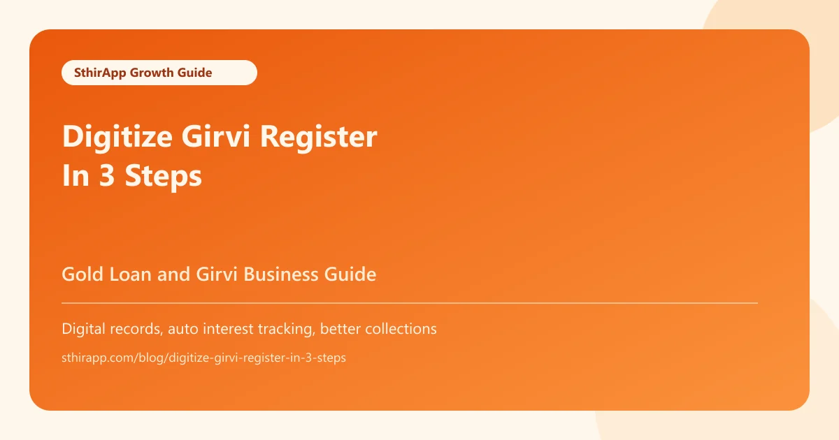 How to Digitize Your Girvi Register in 3 Simple Steps