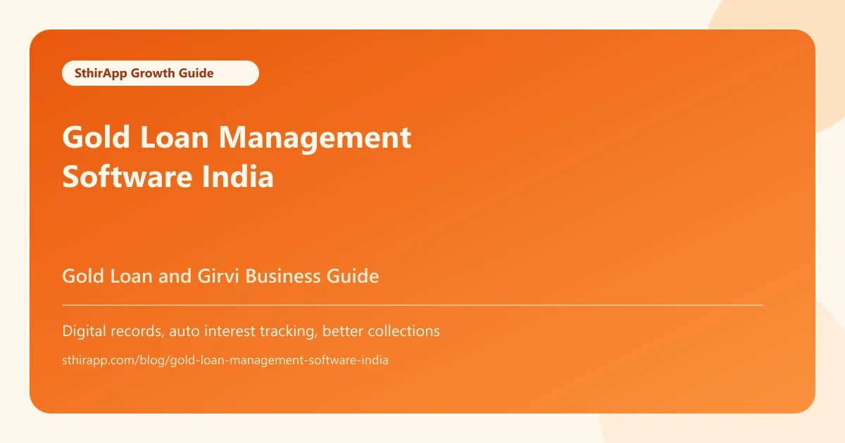 Best Gold Loan & Girvi Management Software in India