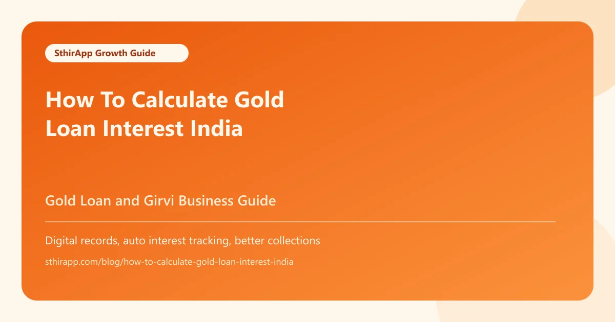 How to Calculate Gold Loan Interest in India - Simple Guide